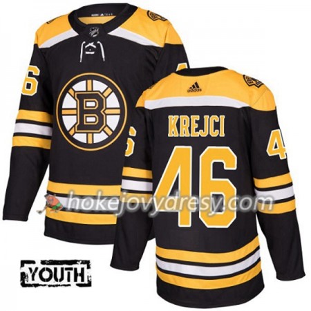 Dětské Hokejový Dres Boston Bruins David Krejci 46 Adidas 2017-2018 Černá Authentic